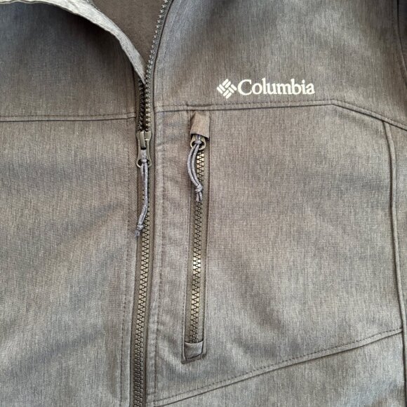Columbia Cruiser Valley Softshell Men's S Dark Grey Jacket Brand New NWT - Picture 3 of 6